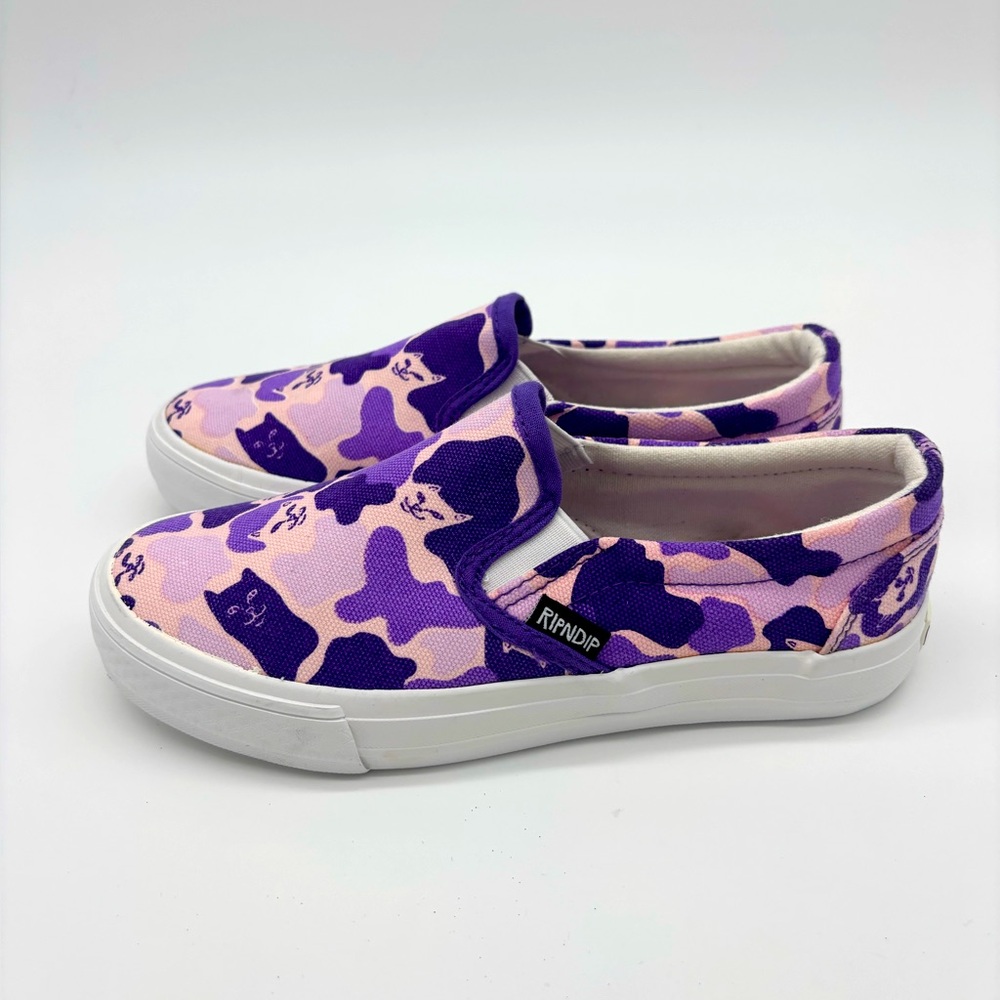 RipNDip Purple Camo Slip Ons